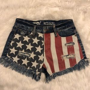 4th of July High Rise Shorts